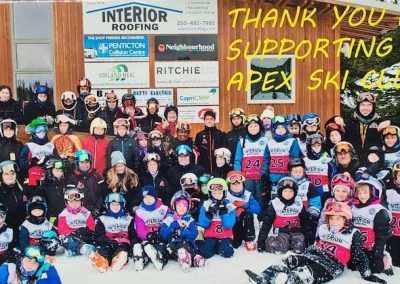 Interior Roofing sponsors Apex Ski Racing Club